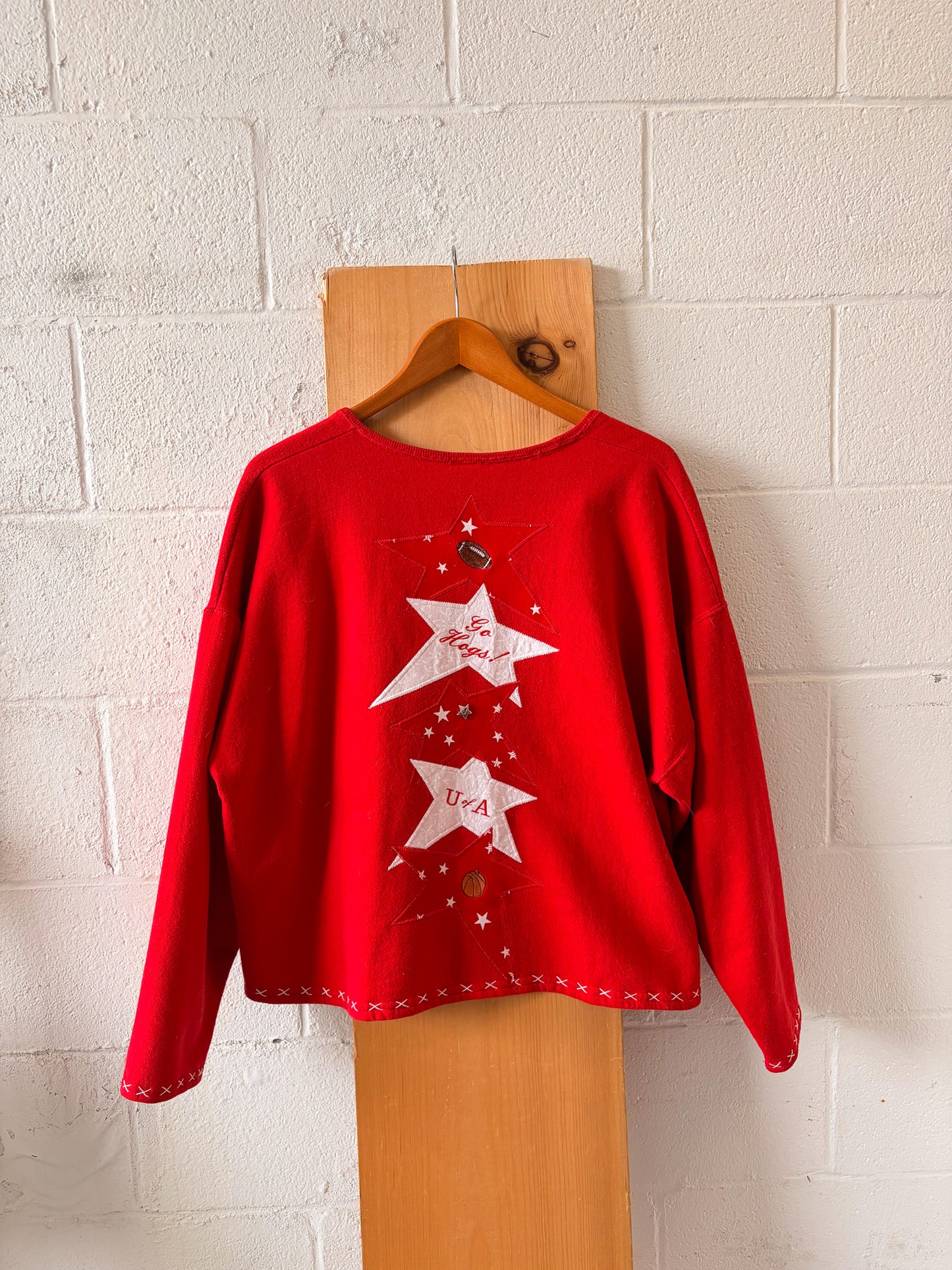 Vtg Razorback Cardigan : XL