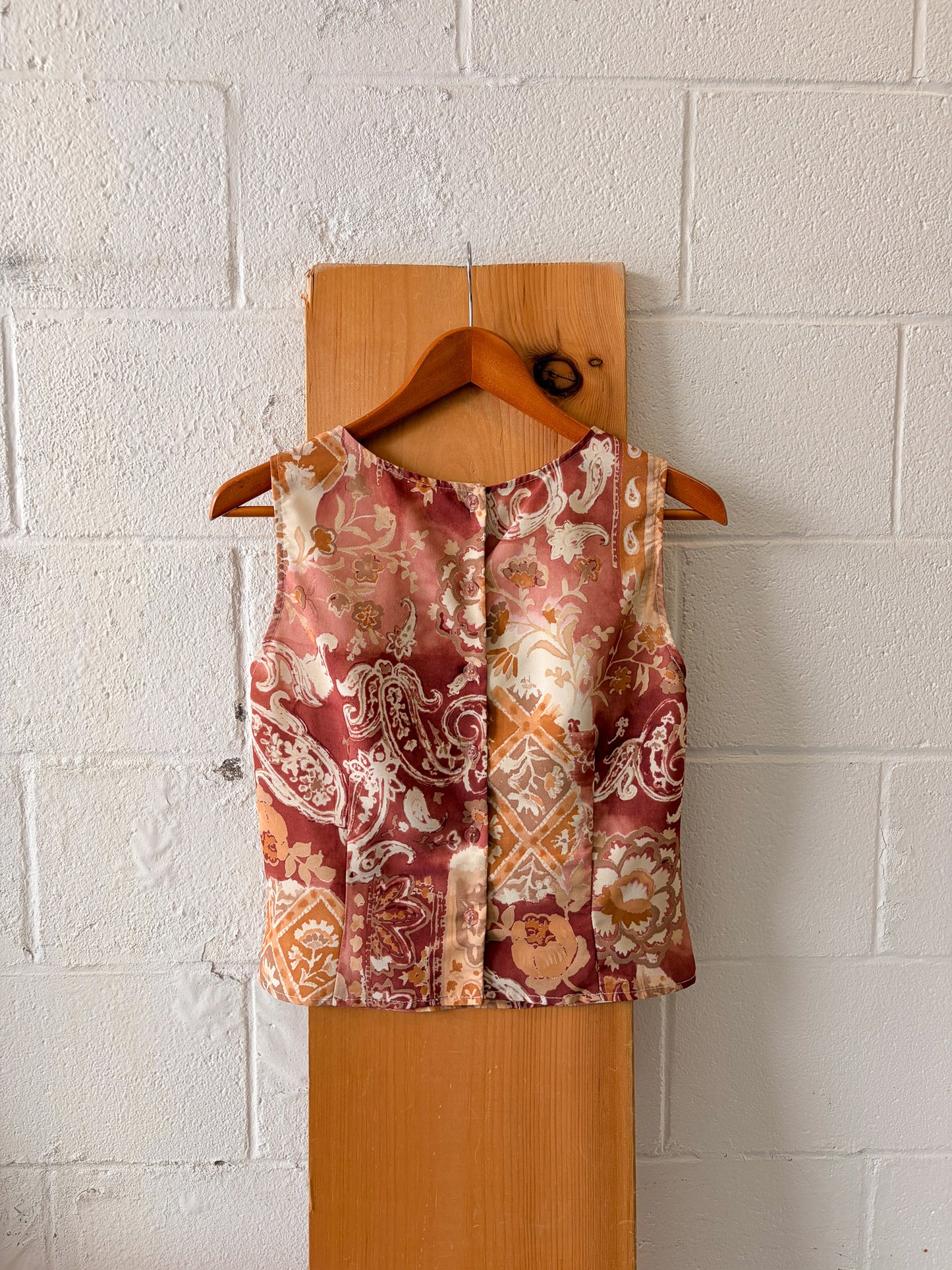 Vtg Floral Rose Set : S/M