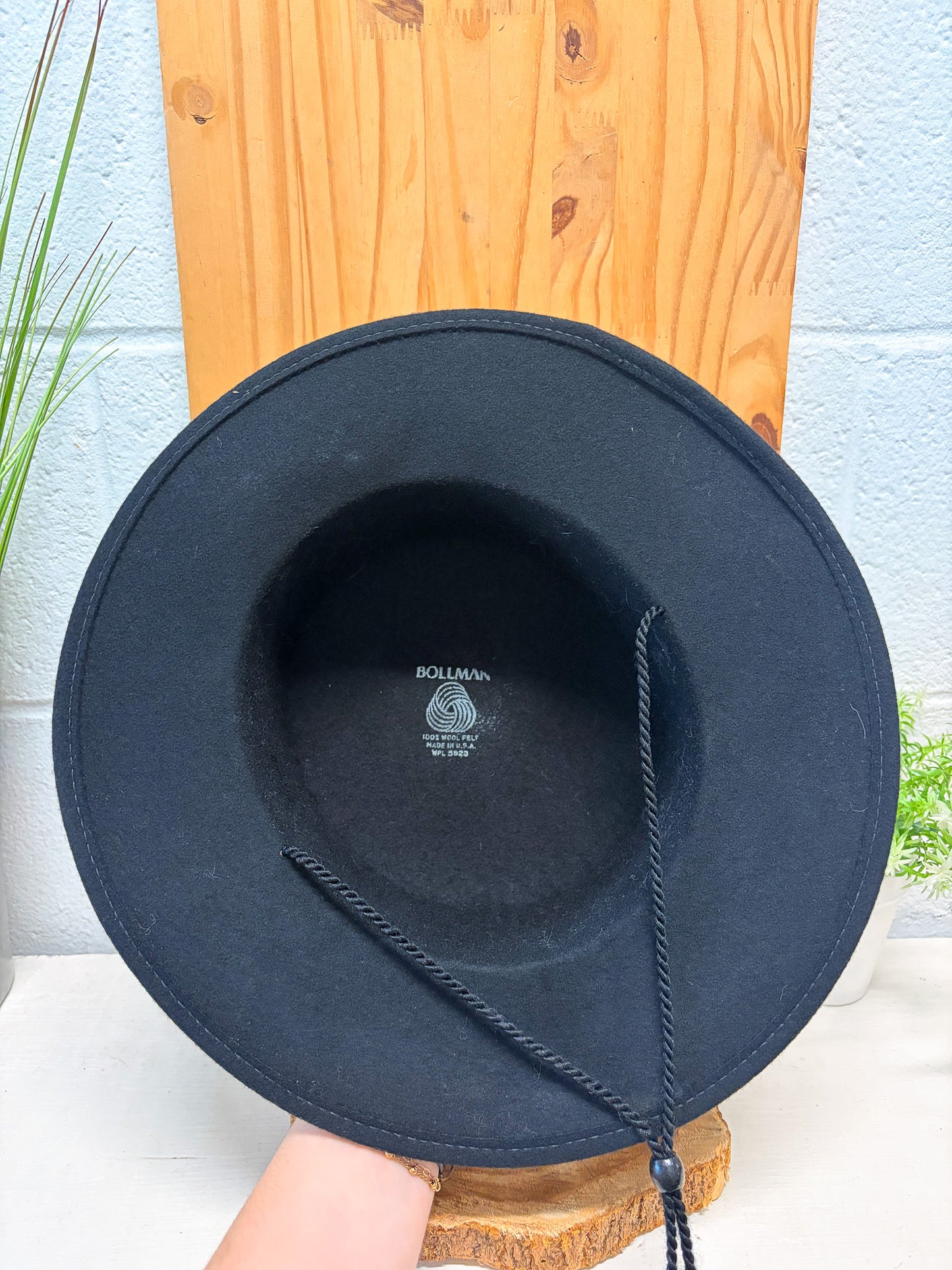 Vtg Bollman Studded Felt Hat (Local Pick Up Only)