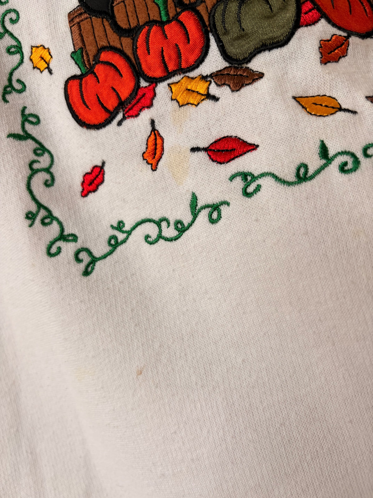 Vtg Black Cats Spooky Season Crew : M/L