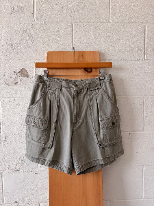 Green Cargo Shorts : 34