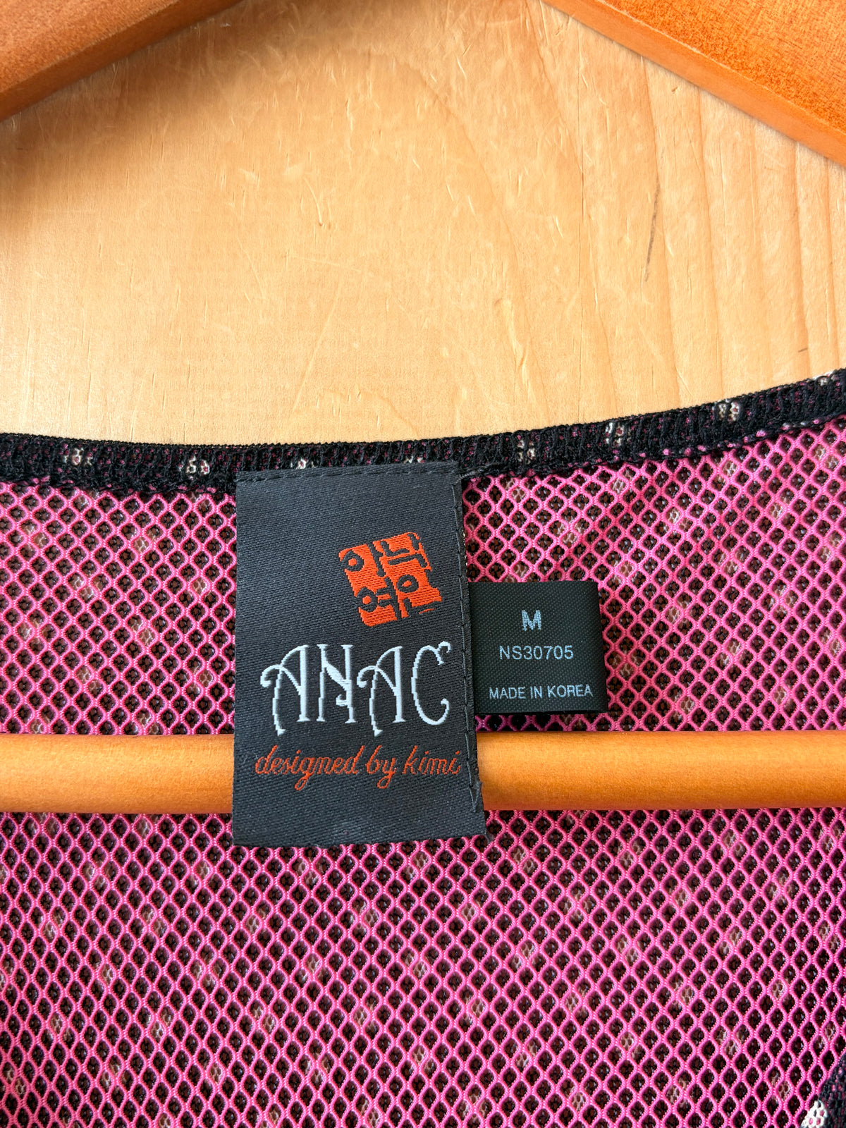 Anac By Kimi Patterned Micro Mesh Dress : M