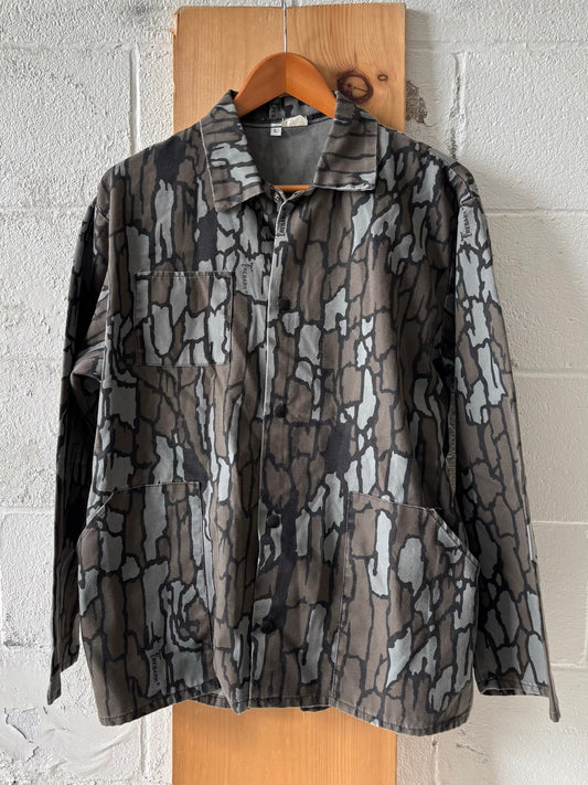 Vtg 90s Trebark Camo Shacket : L
