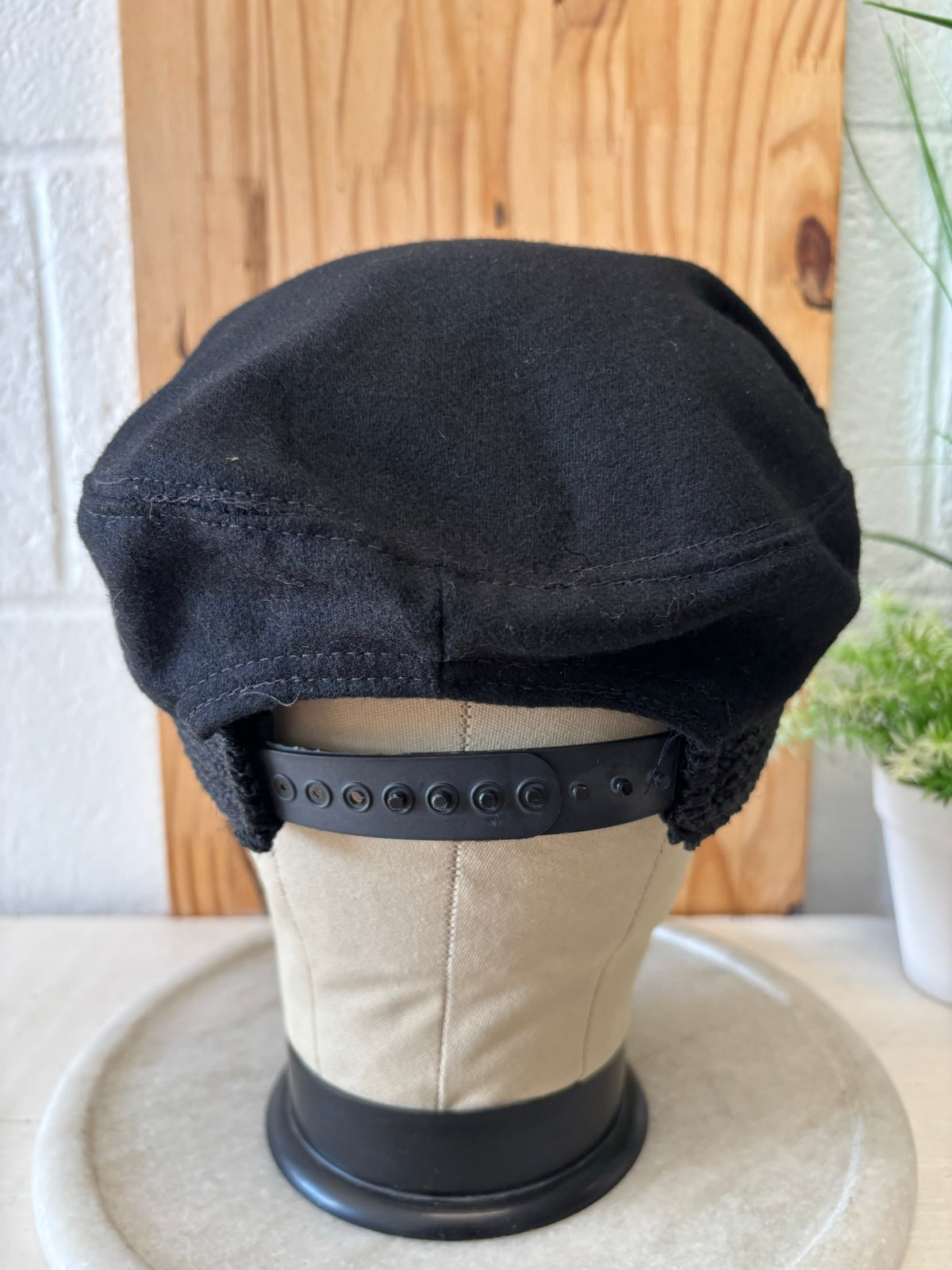Vtg Black Greek Fisherman’s Cap : OS