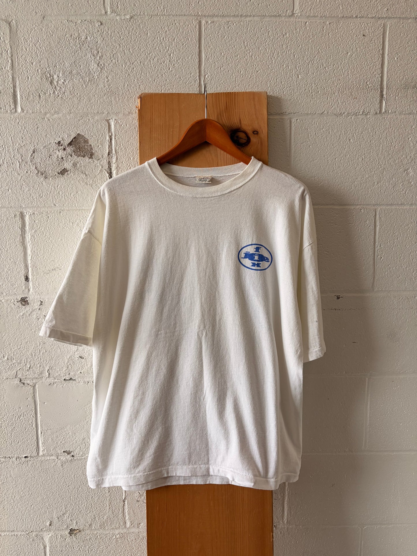 Vtg Single Stitch Union Bay “Joe Fix” Tee : L/XL