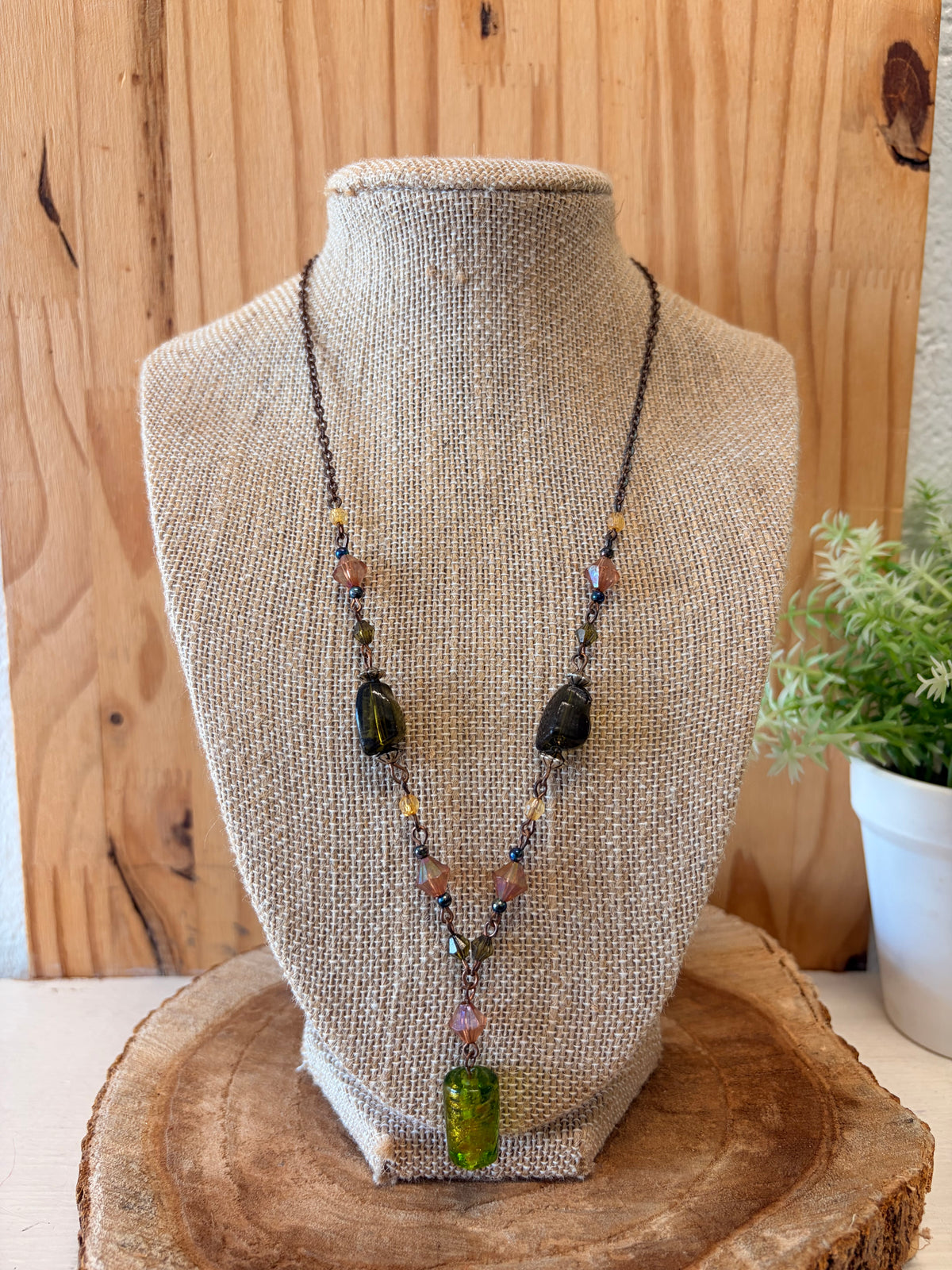 Earthy Beaded Necklace