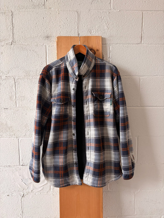 Woolrich Sherpa Lined Flannel Shacket : L