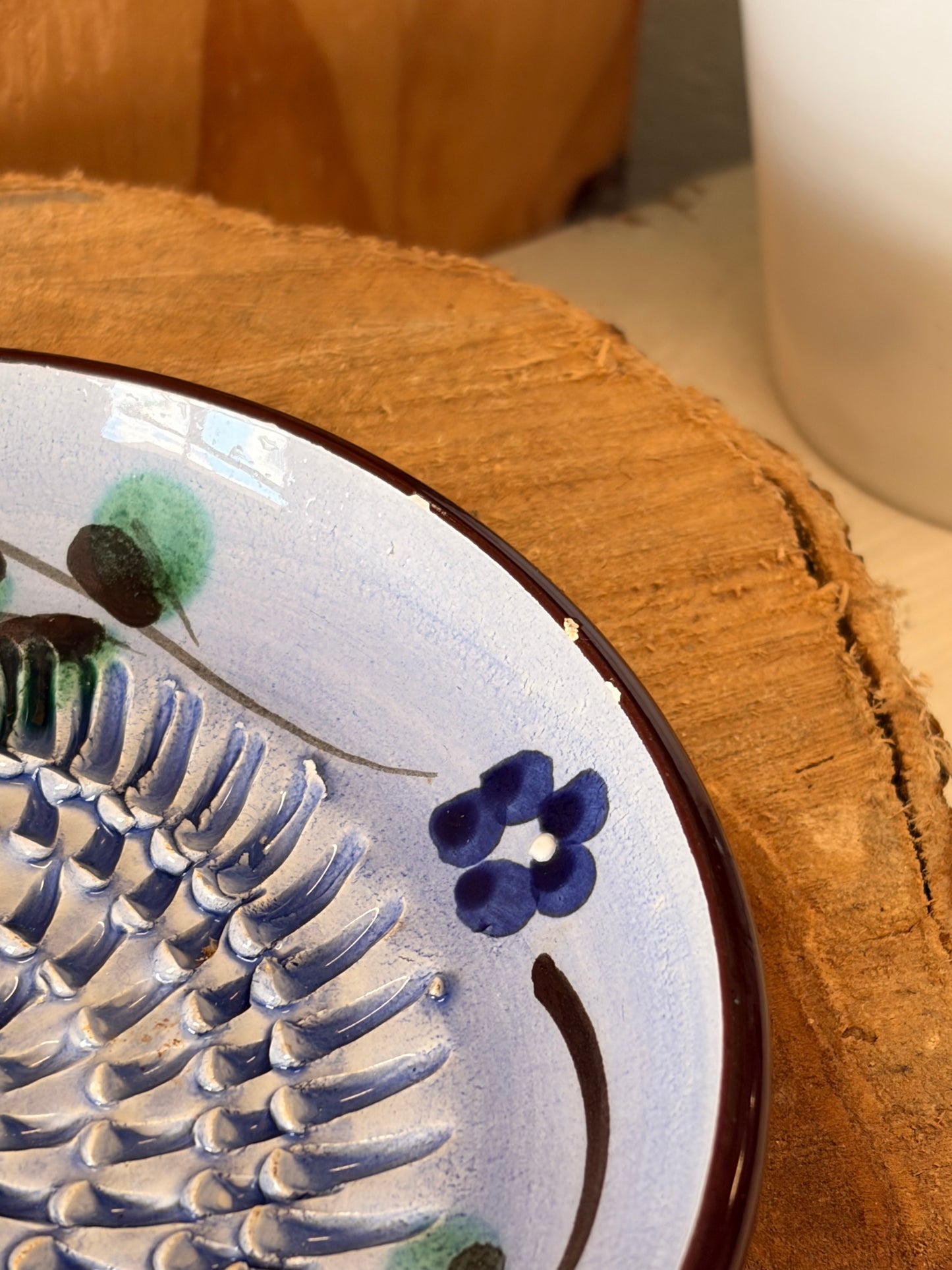 Handmade Little Textured Plate (Local Pick Up Only)