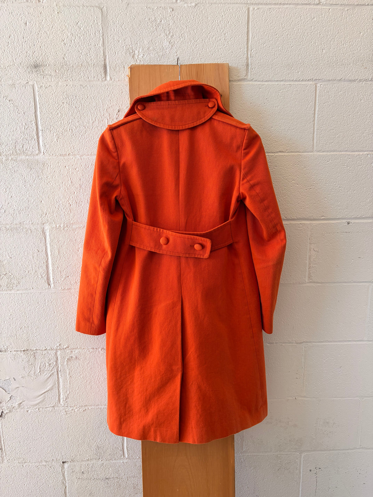 Autumn Orange Trench Coat : 2