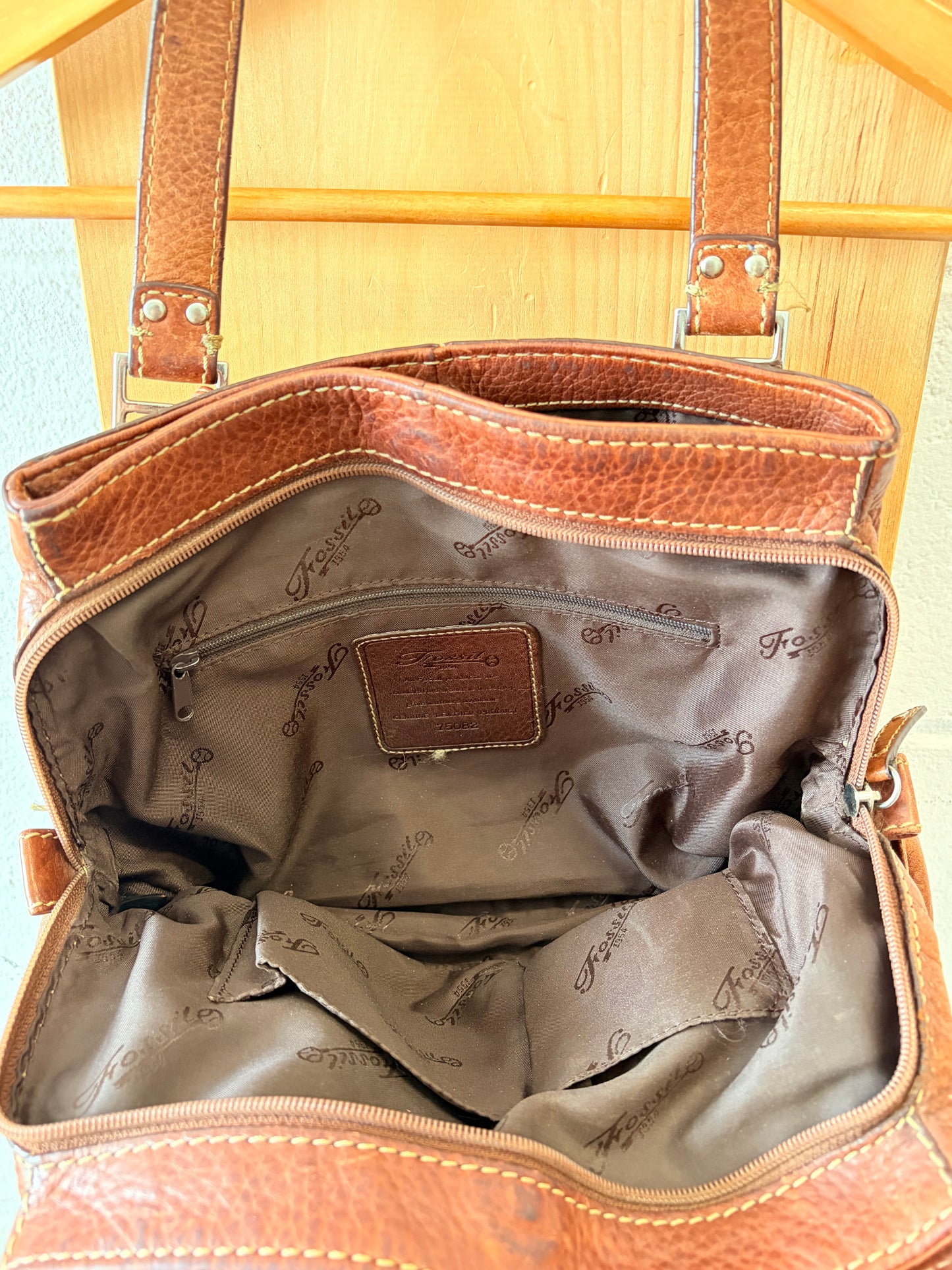 Brown Leather Fossil Purse