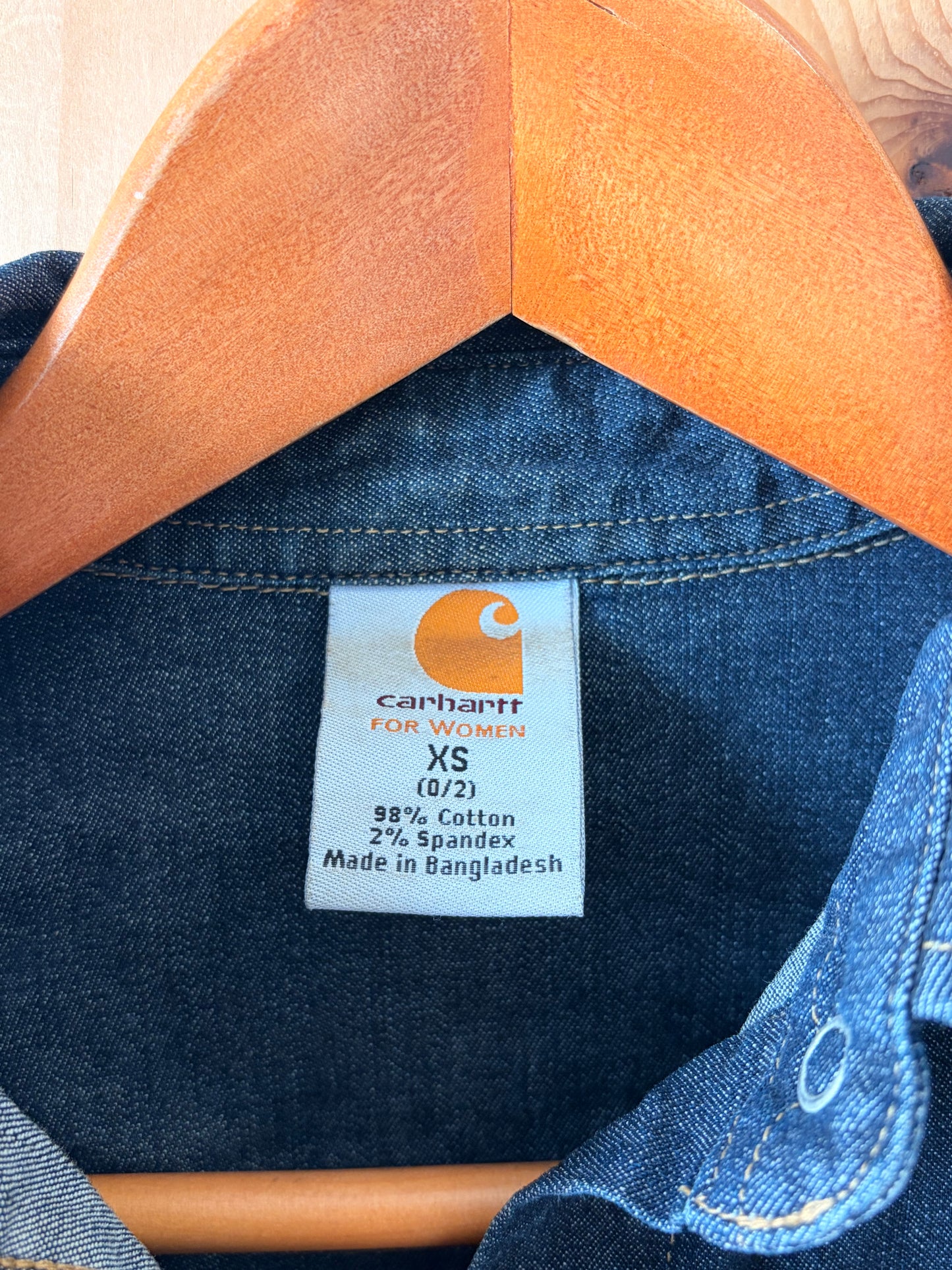 Ladies Carhartt Pearl Snap : XS