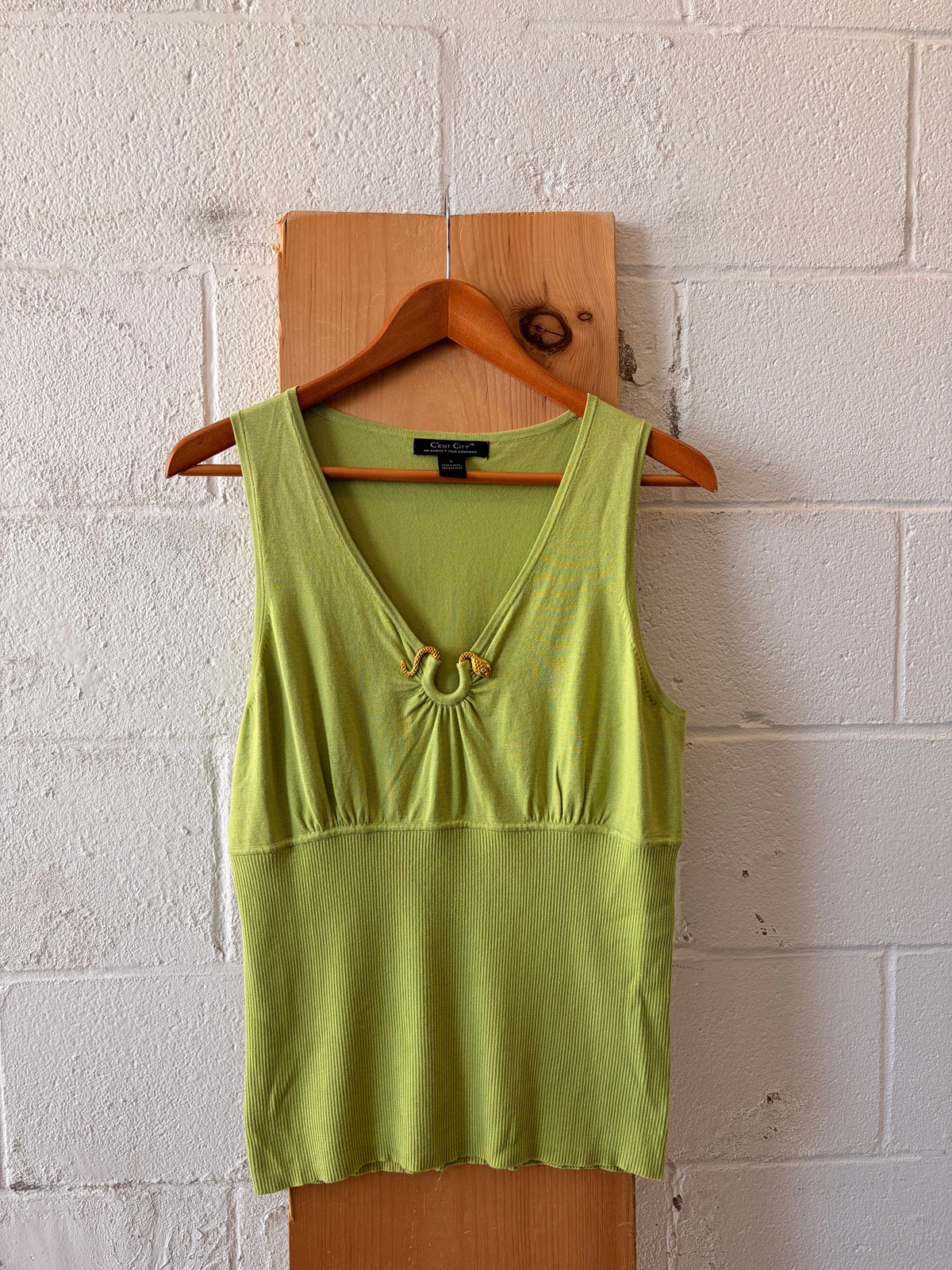 Snake Embellished Tank : L