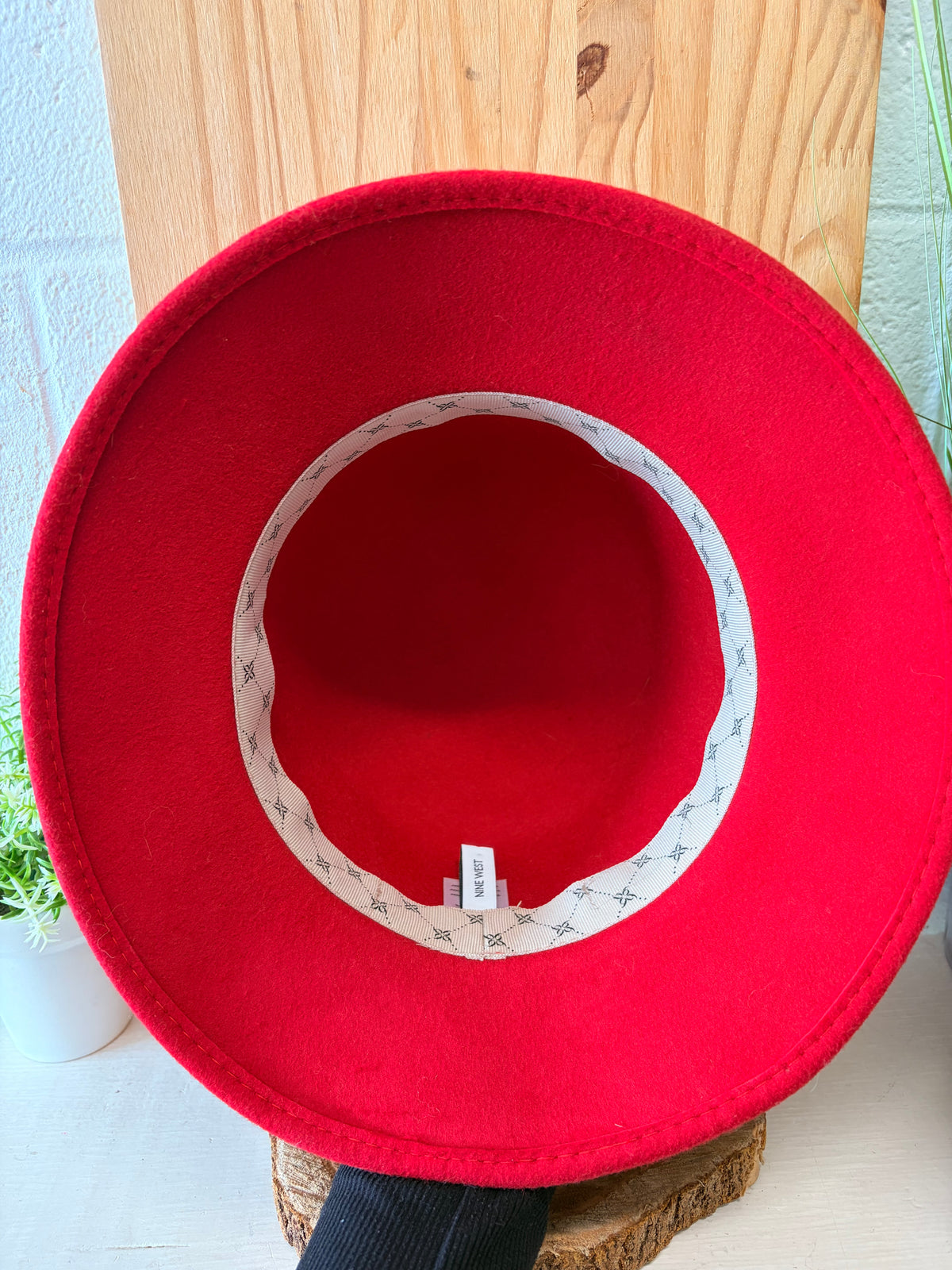 Red Wool Cloche Hat (Local Pick Up Only)