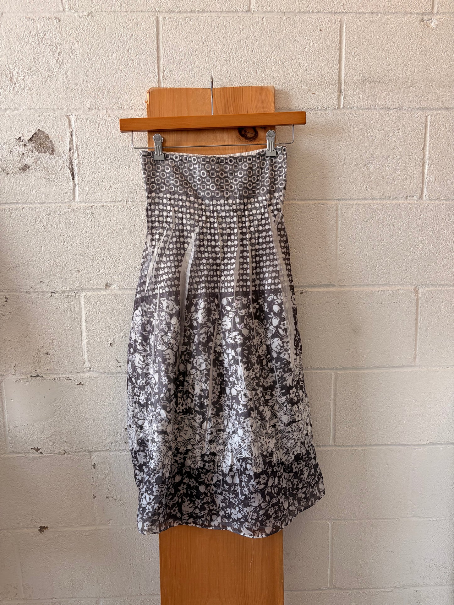 Floral Convertible Tube Dress / Skirt : OS