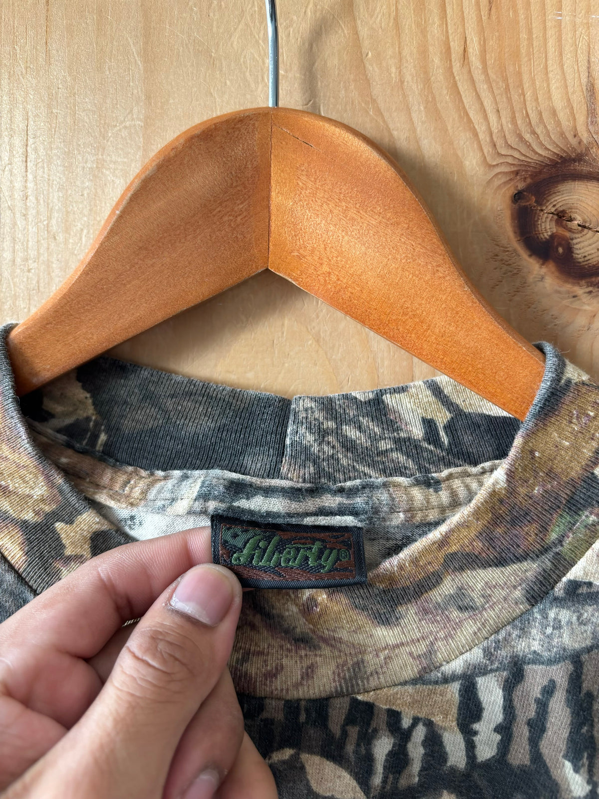 Vtg Camo Long Sleeve : L