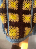 WHSE479 Exclusive Denim Crochet Jacket : WMNS S/M