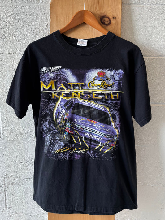 Vtg NASCAR Crown Royal Graphic Tee : L