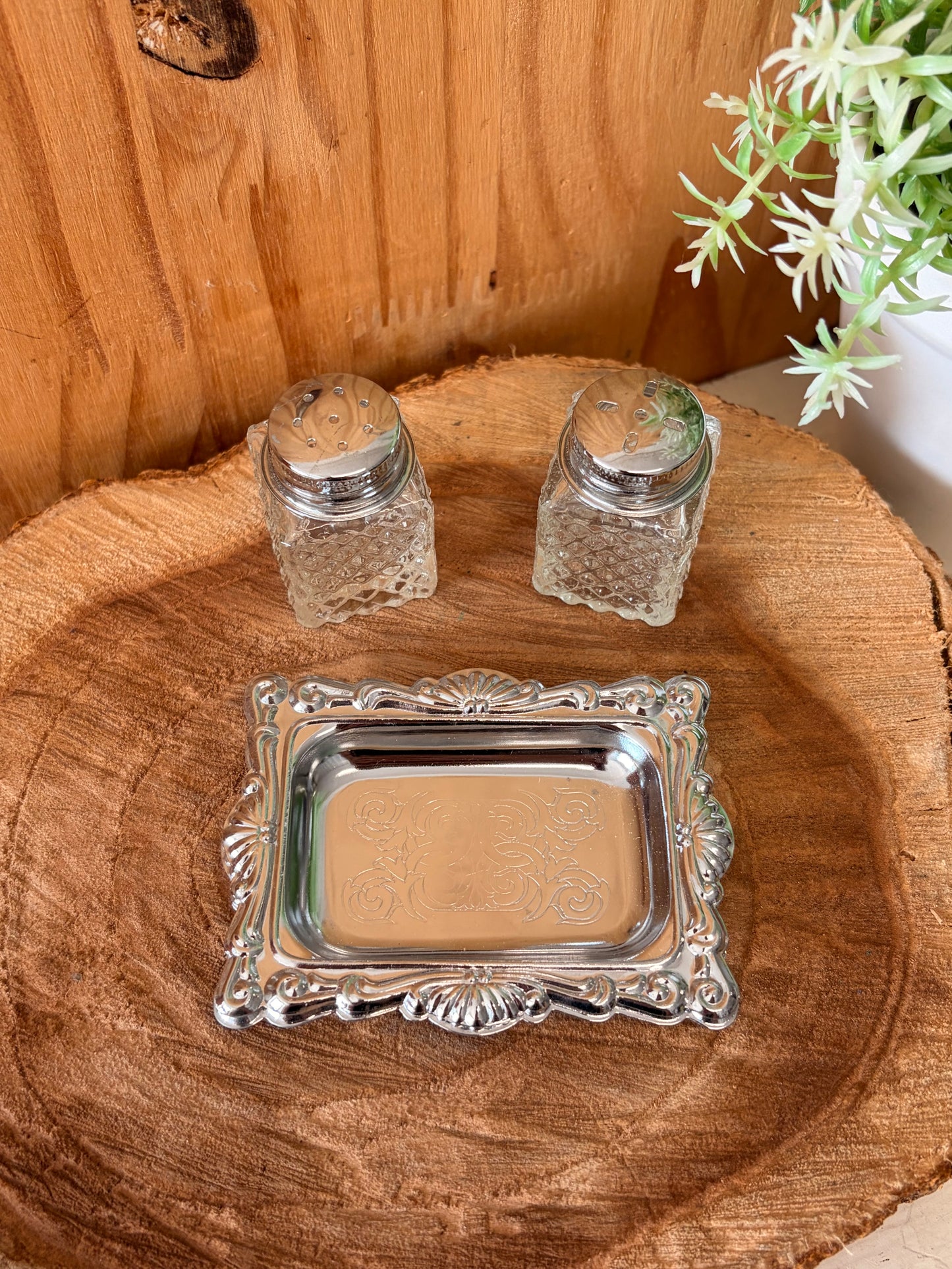 Vtg Little Salt & Pepper Shaker Set