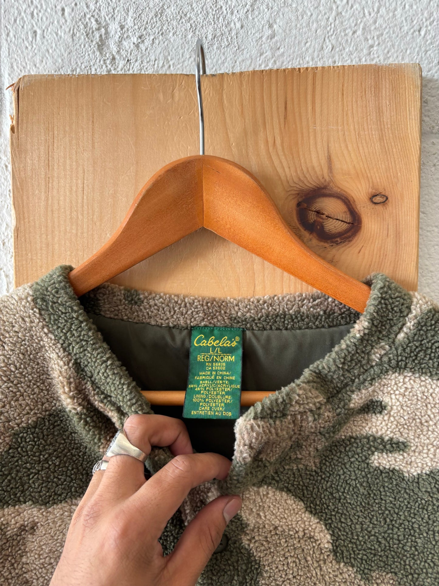 Vtg Cabela’s Camo Fleece : L