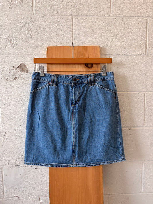 Y2K Low Waisted Denim Skirt : 10