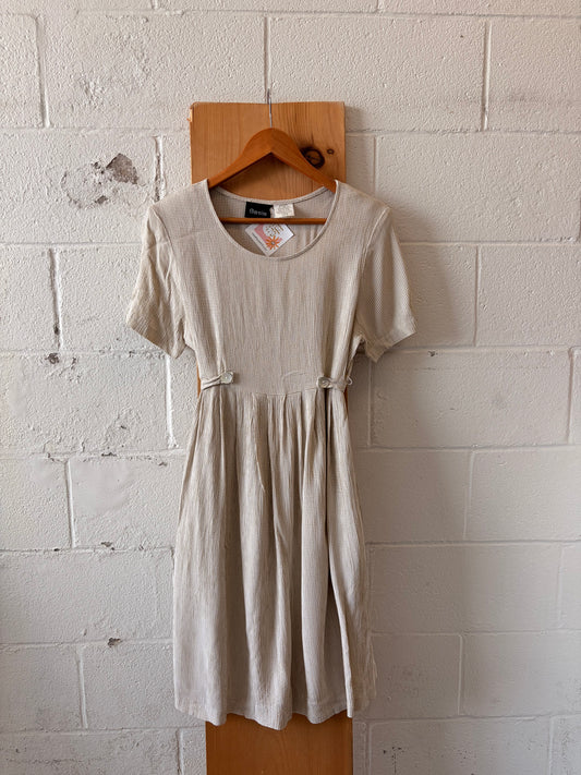 Khaki Gingham Dress : 10