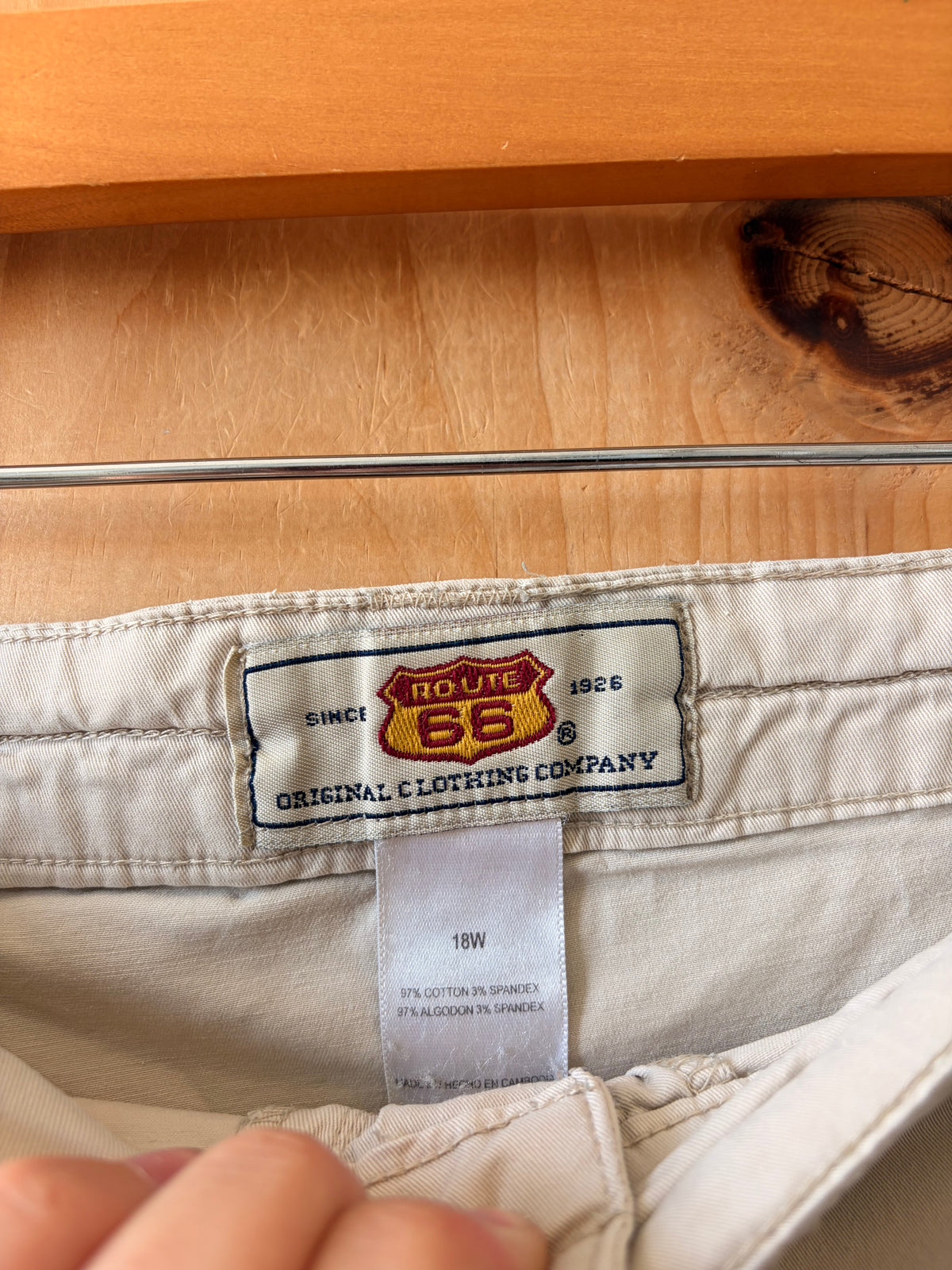 Route 66 Khaki Skirt : 18W