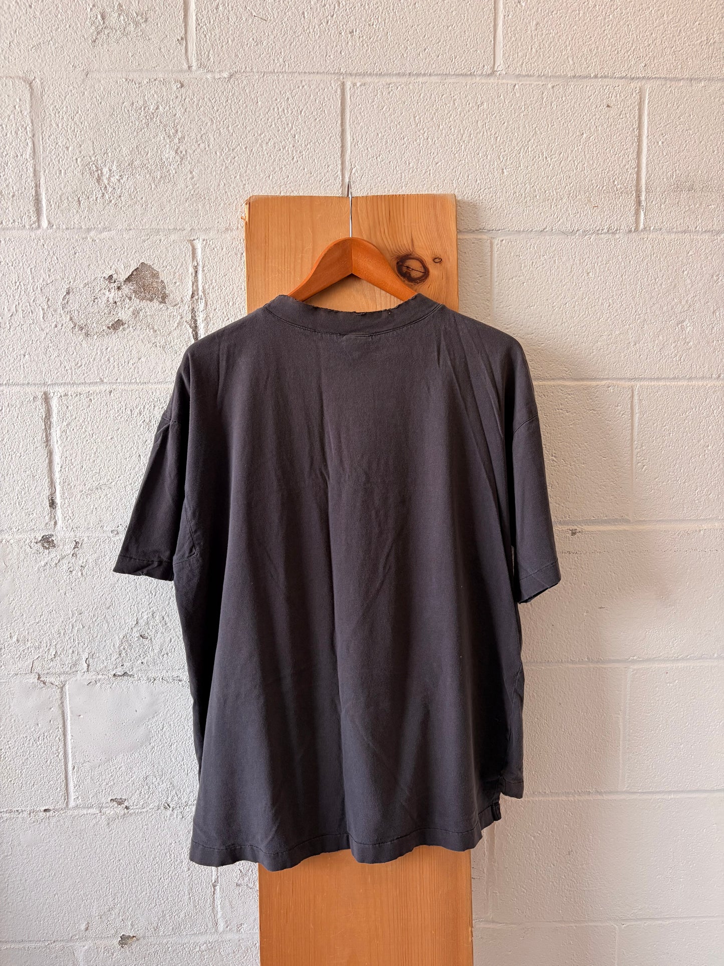 Distressed Single Stitch “Catch It” Tee : L/XL