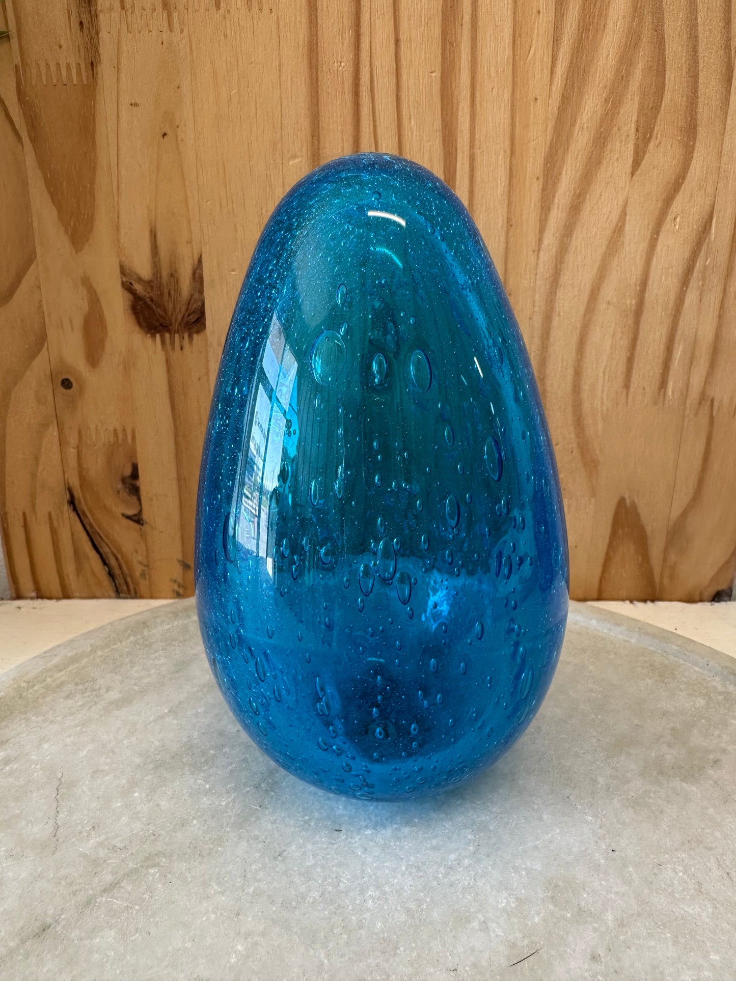 Blue Glass Egg (Local Pick Up Only)