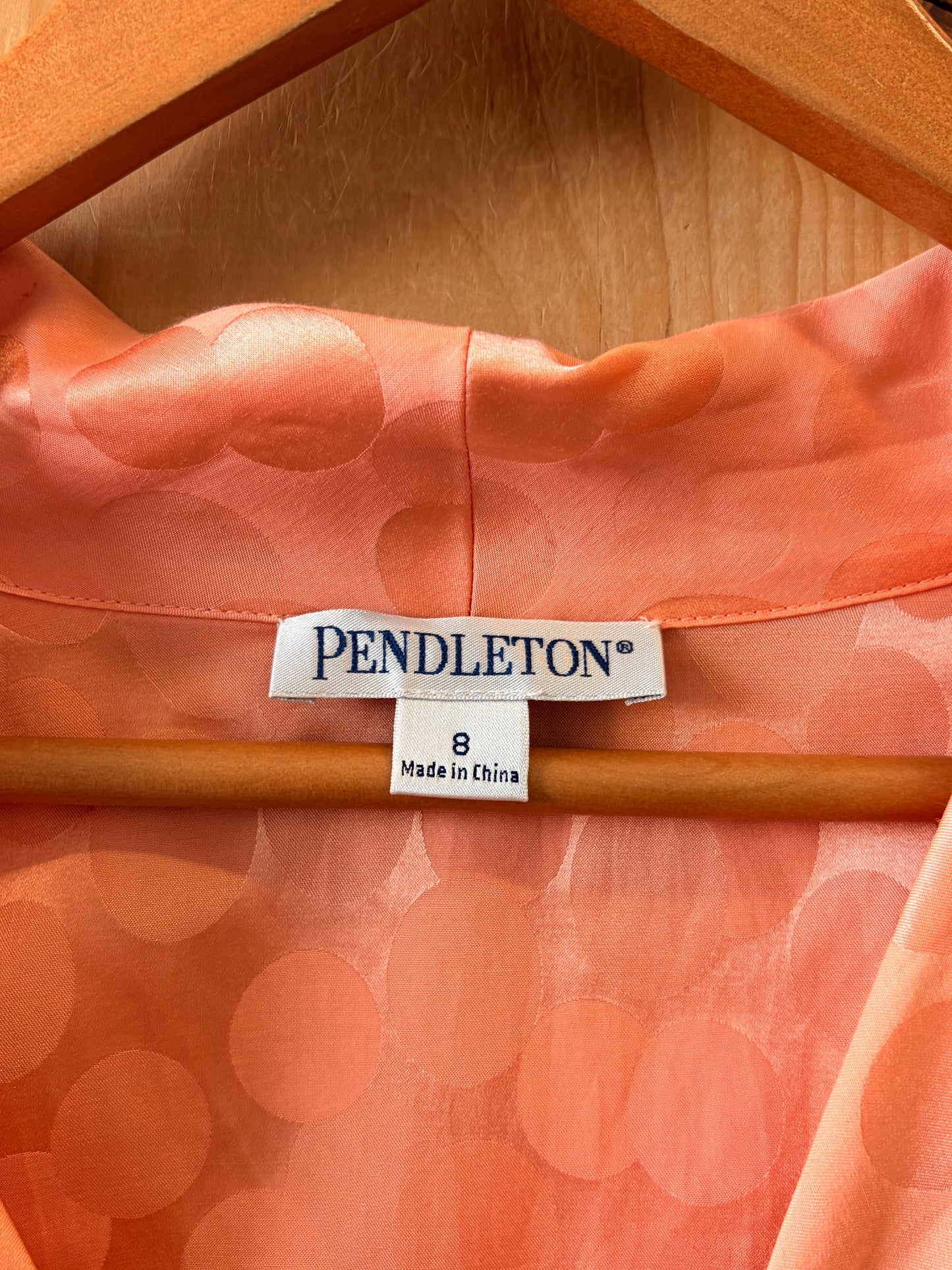 Peach Pendleton Blouse : 8