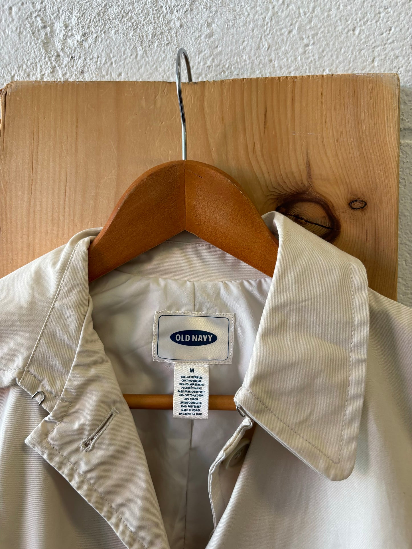 ‘03 Old Navy Short Trench Coat : M