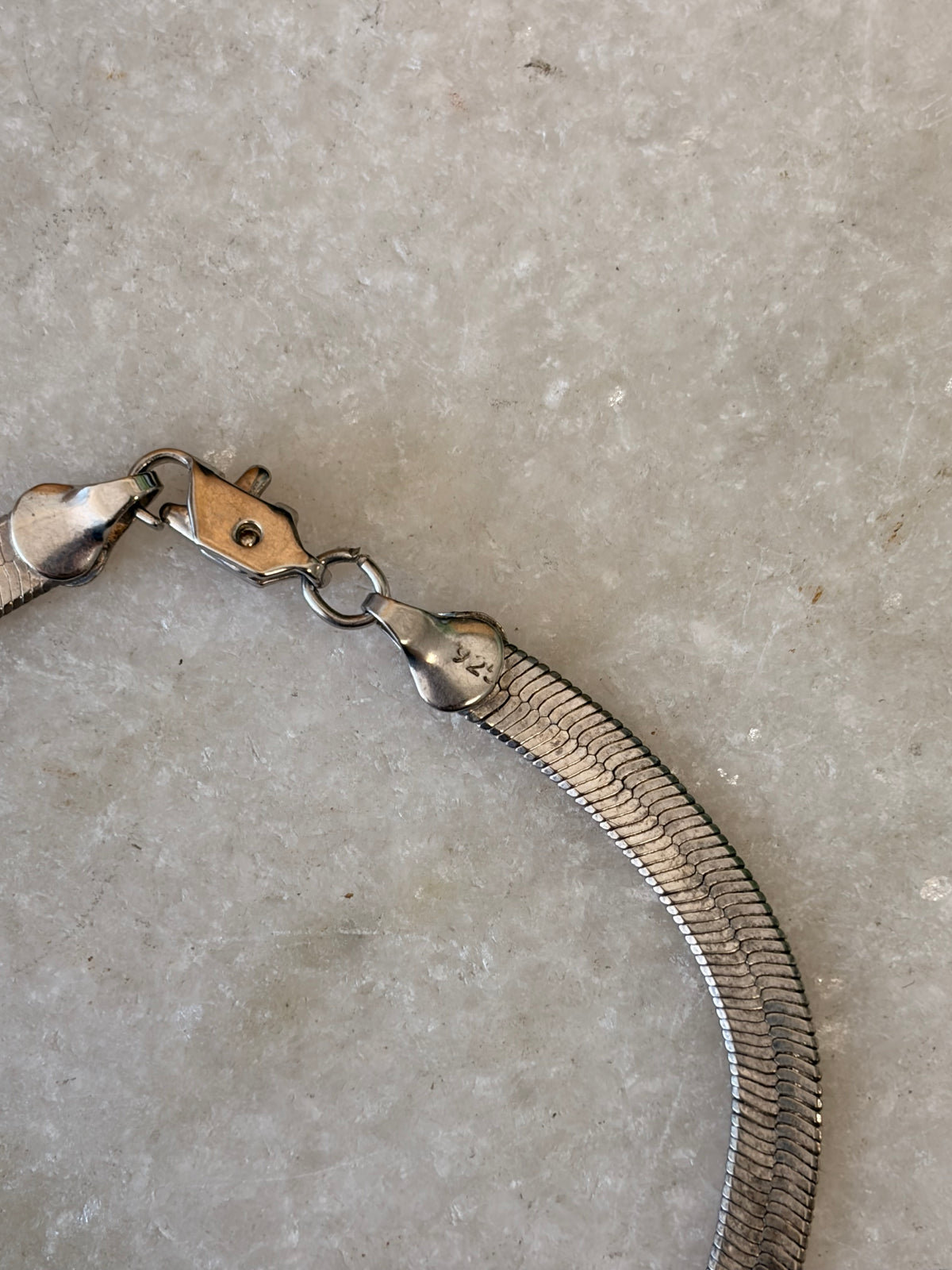 Thick 925 Silver Snake Chain Bracelet
