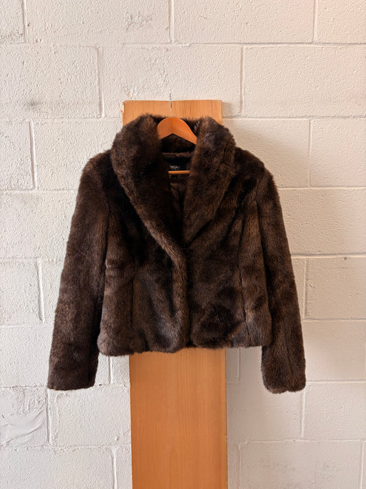 Mossimo Faux Fur Coat : S (Local Pick Up Only)