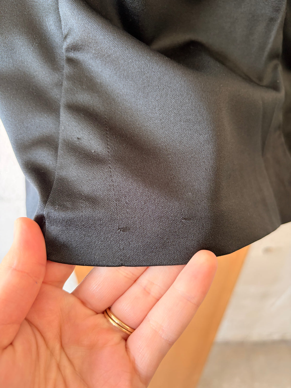 Vtg Black Satin Tank : M