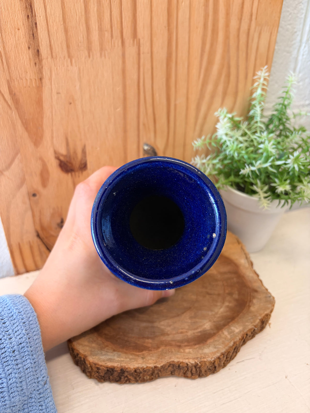 Tonalá Mexico Folk Art Pottery Vase (Local Pick Up Only)