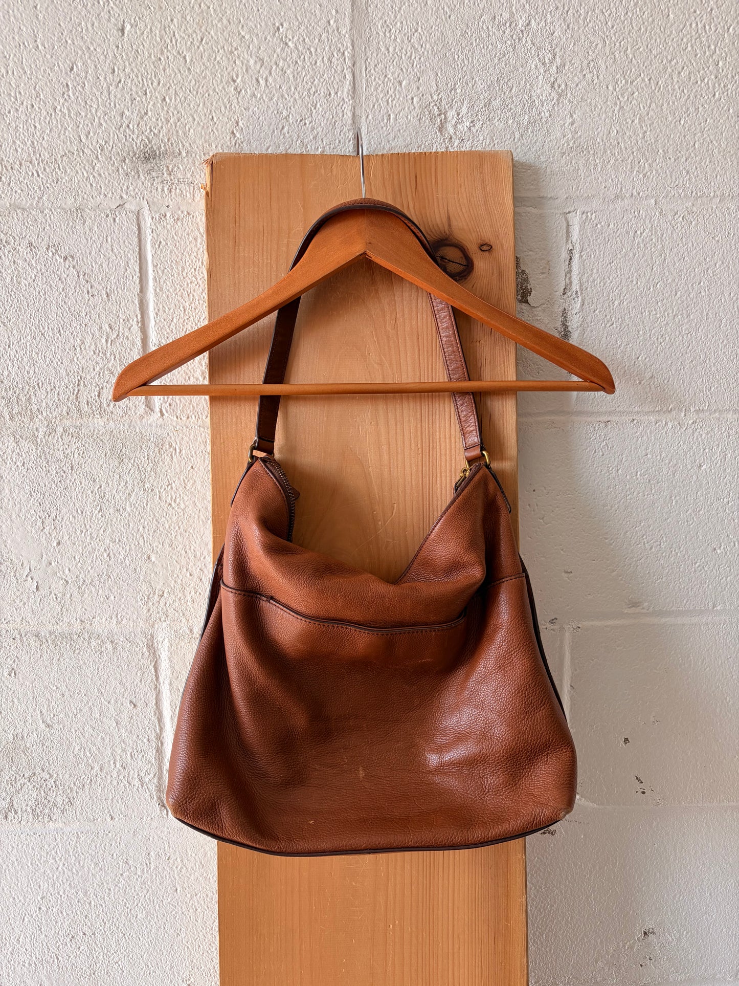 Brown Fossil Shoulder Purse