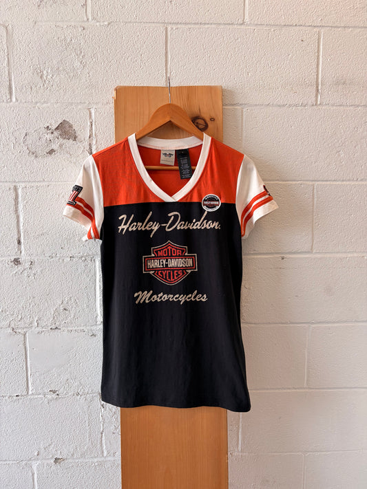 Harley Colorblock Tee : L
