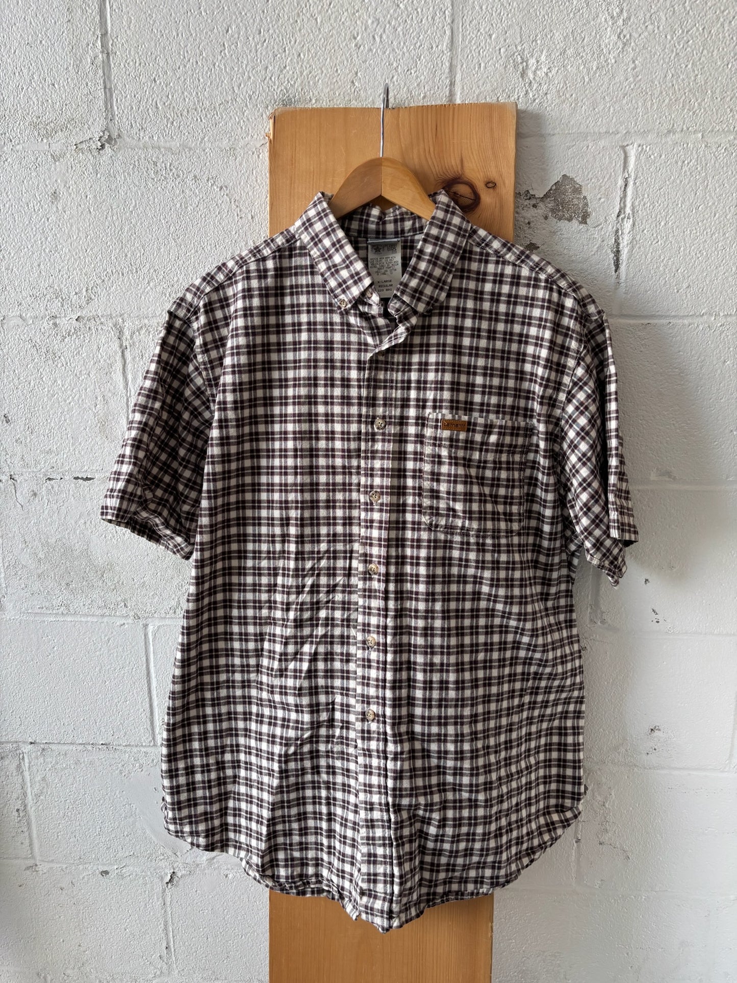 Carhartt Plaid Short Sleeve : XL