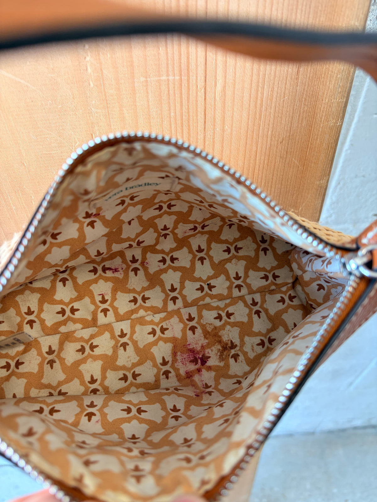 Vera Bradley Woven Straw Crossbody Handbag