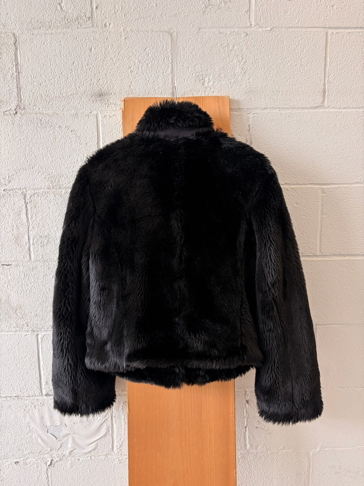 Black Faux Fur Jacket : 12