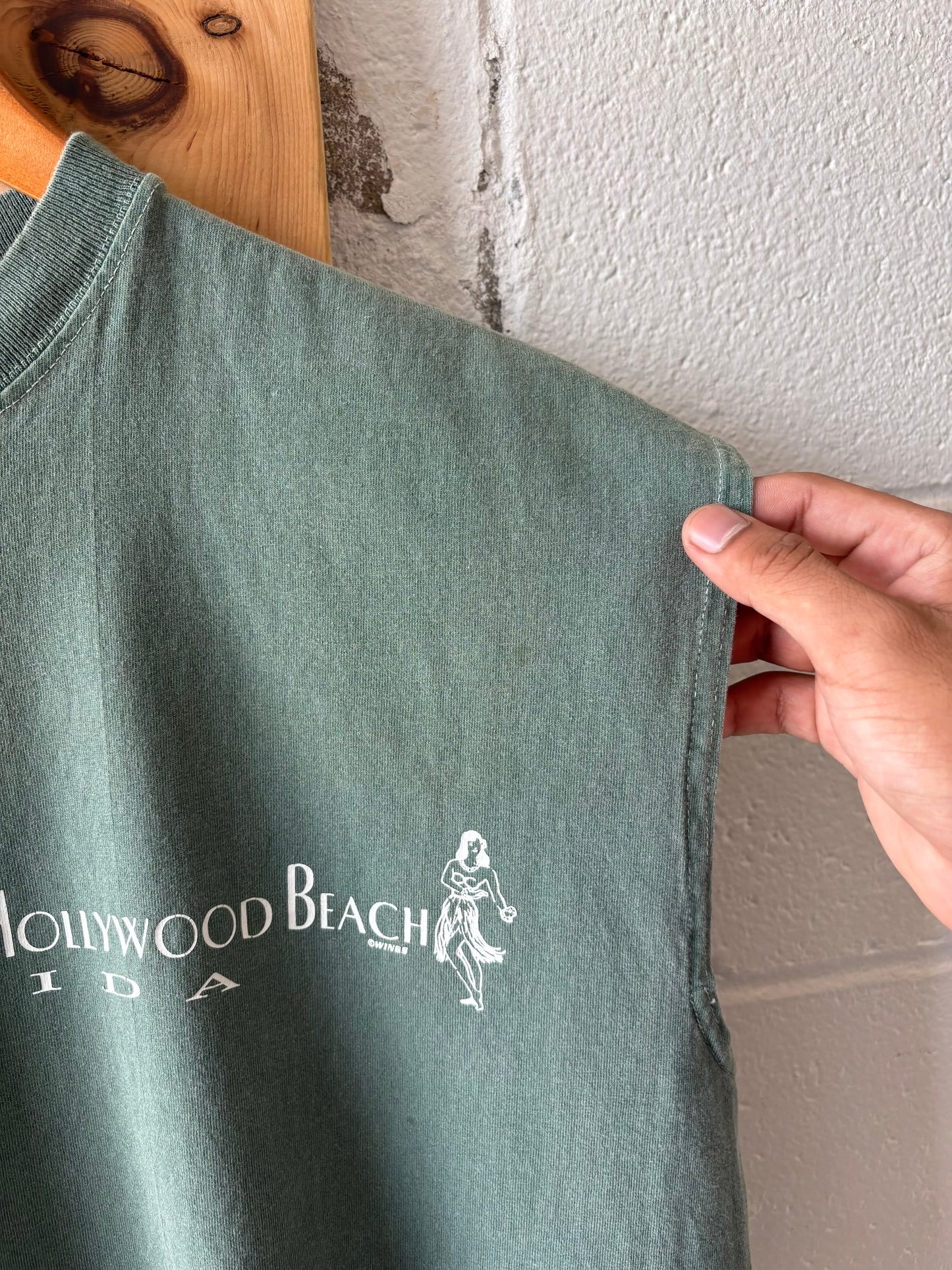 Vtg Hollywood Beach Muscle Tee : M