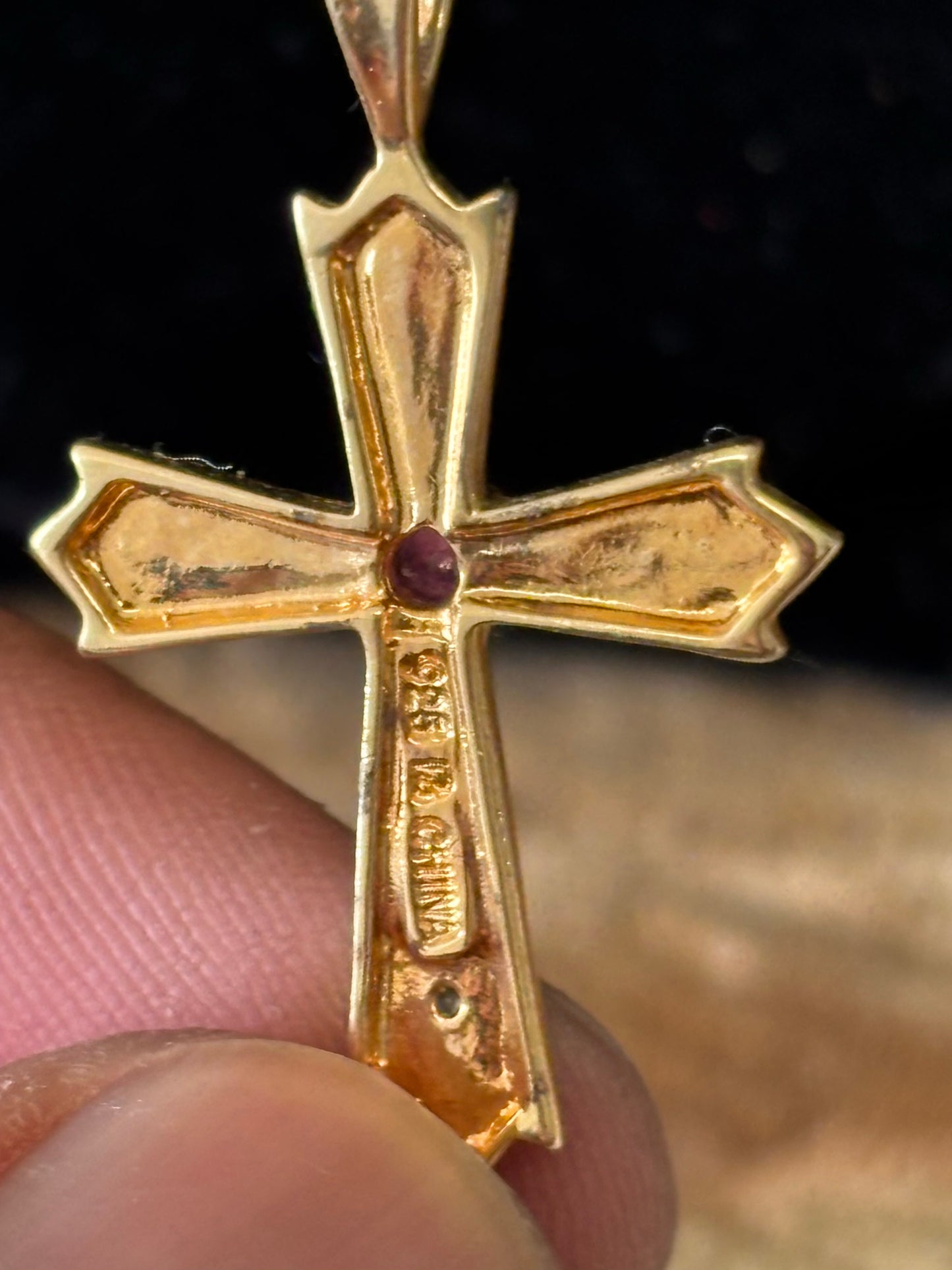 Gold Cross Necklace