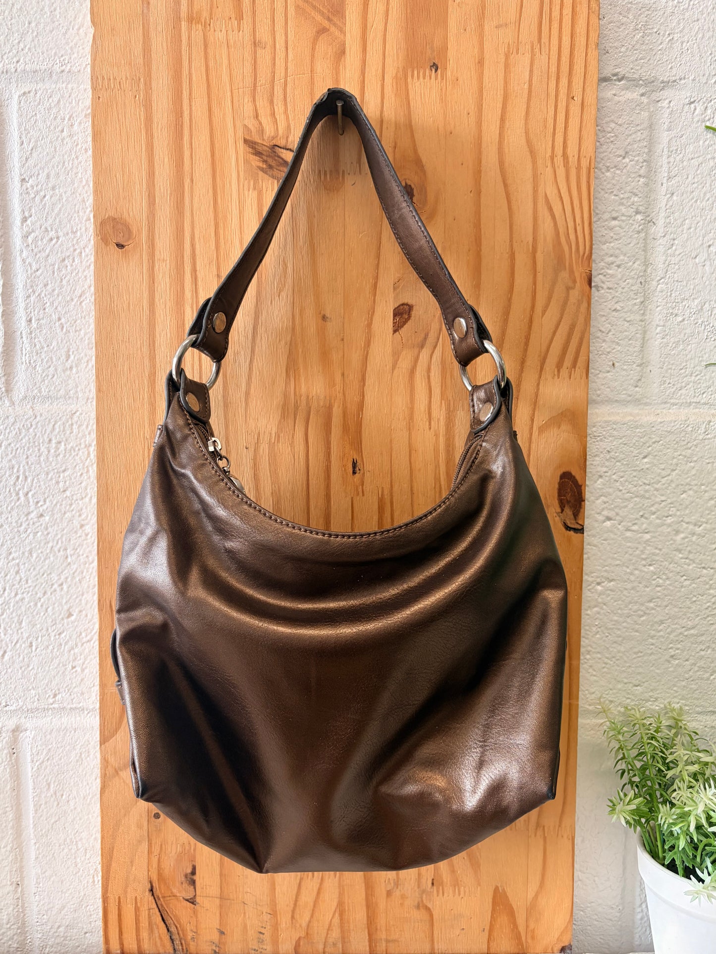 Metallic Brown Tommy Hilfiger Purse