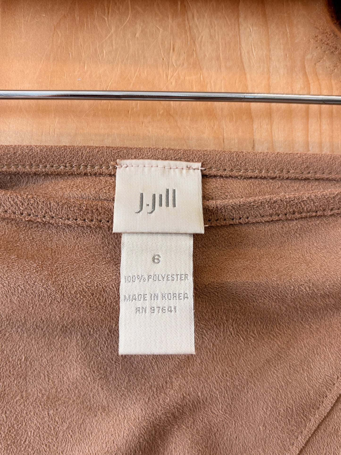 Faux Suede Midi Skirt : 6