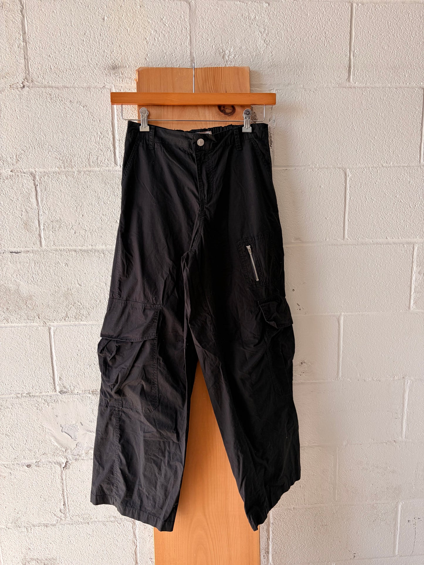 Black Cargo Street Pants : 7