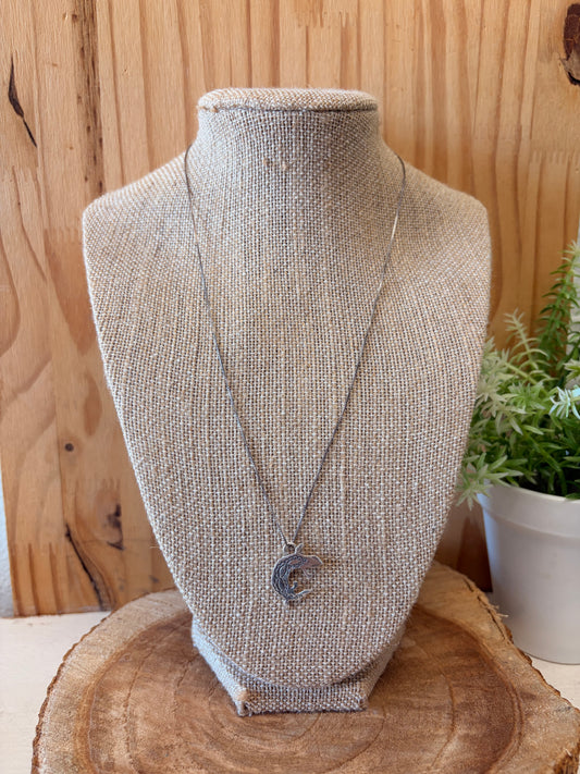 925 Silver Gecko Necklace