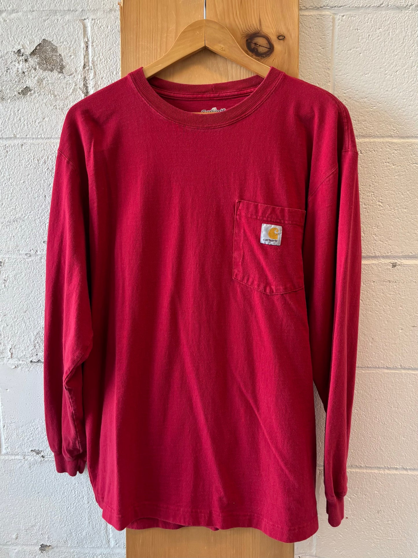 Red Carhartt Long Sleeve : M