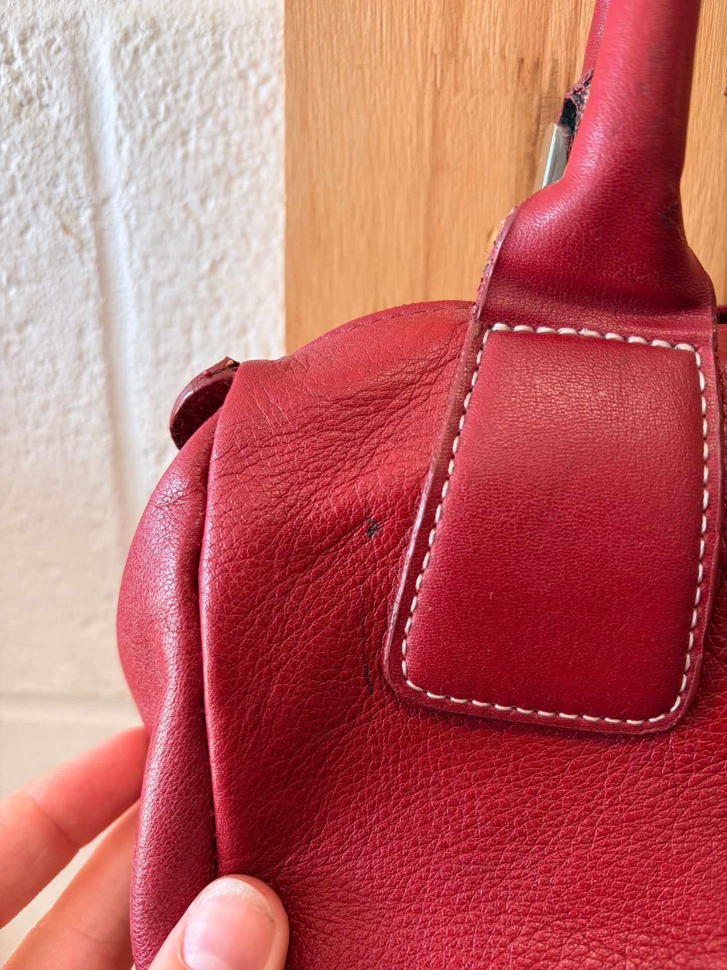 Little Red Shoulder Purse