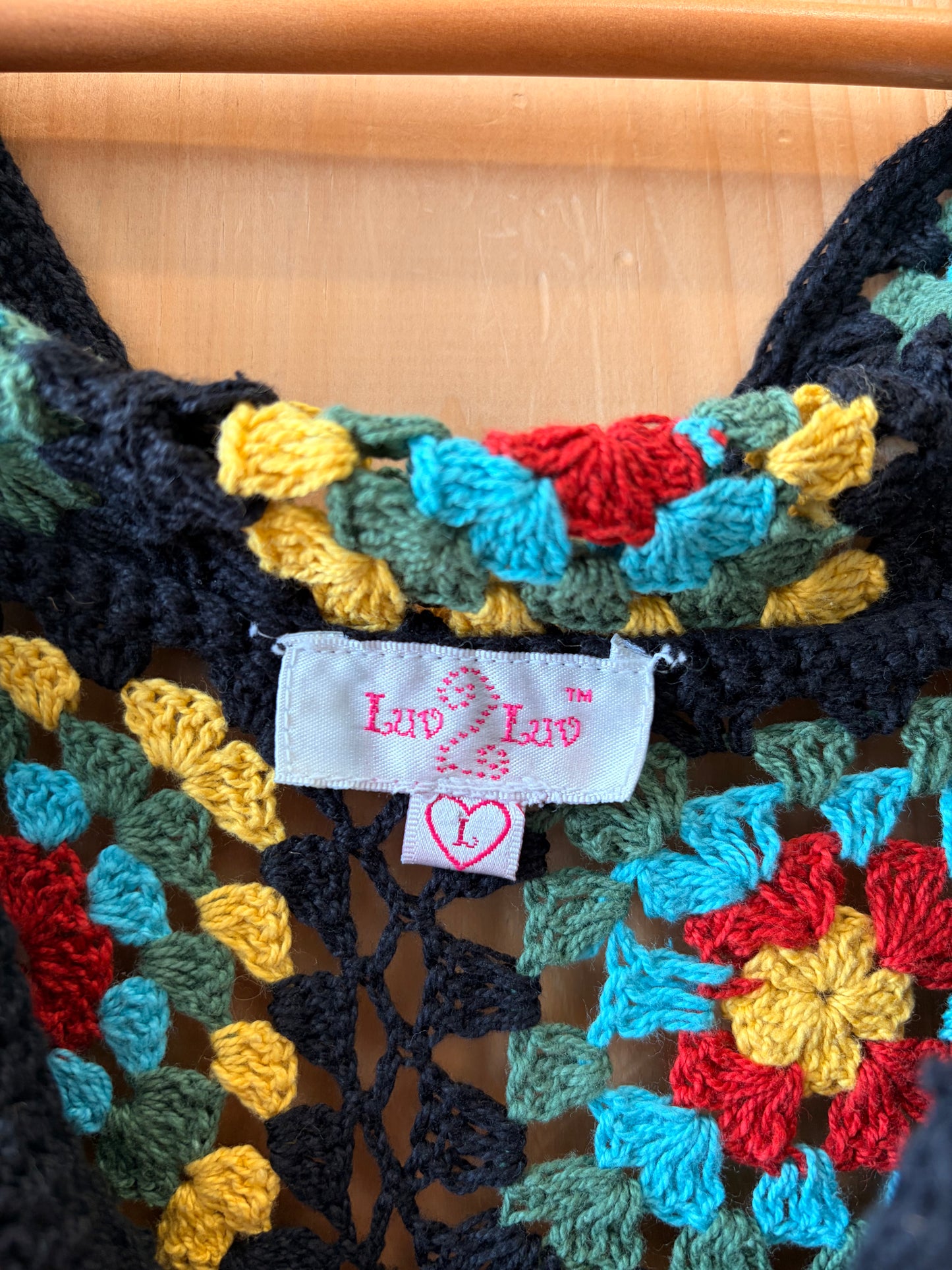 Bright Crochet Dress : S/M