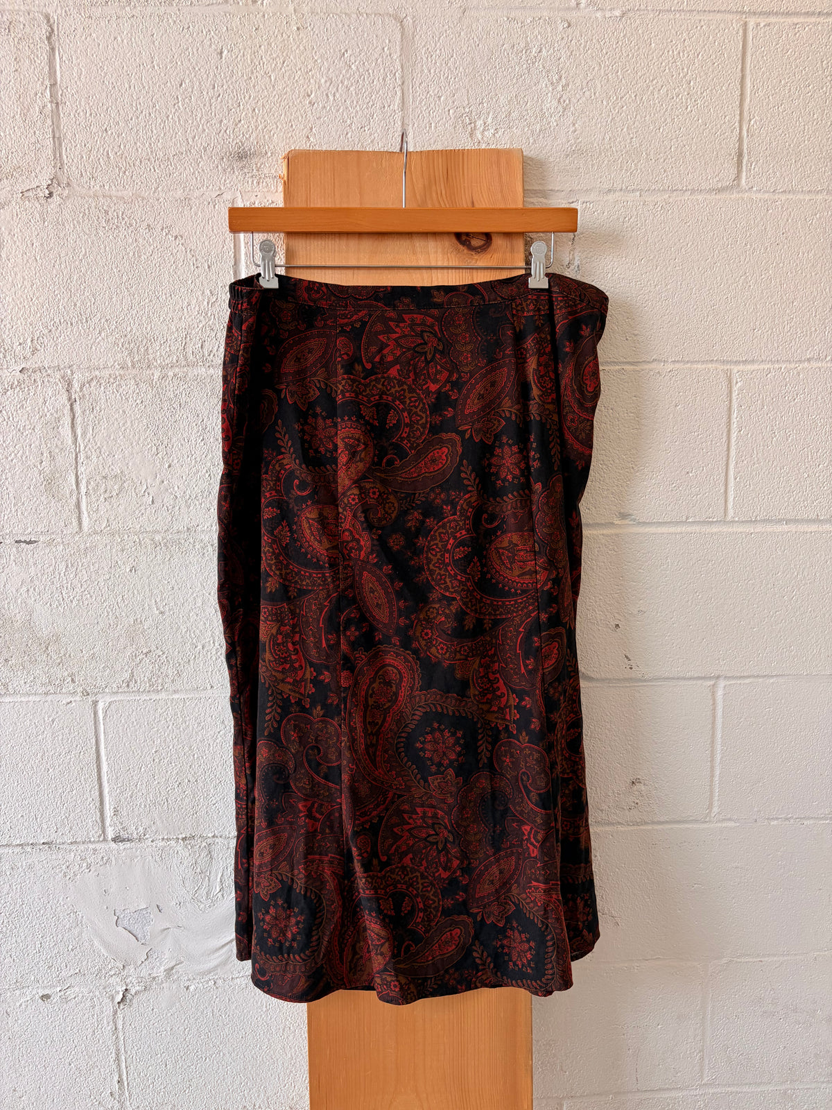 Paisley Patterned Skirt : XL