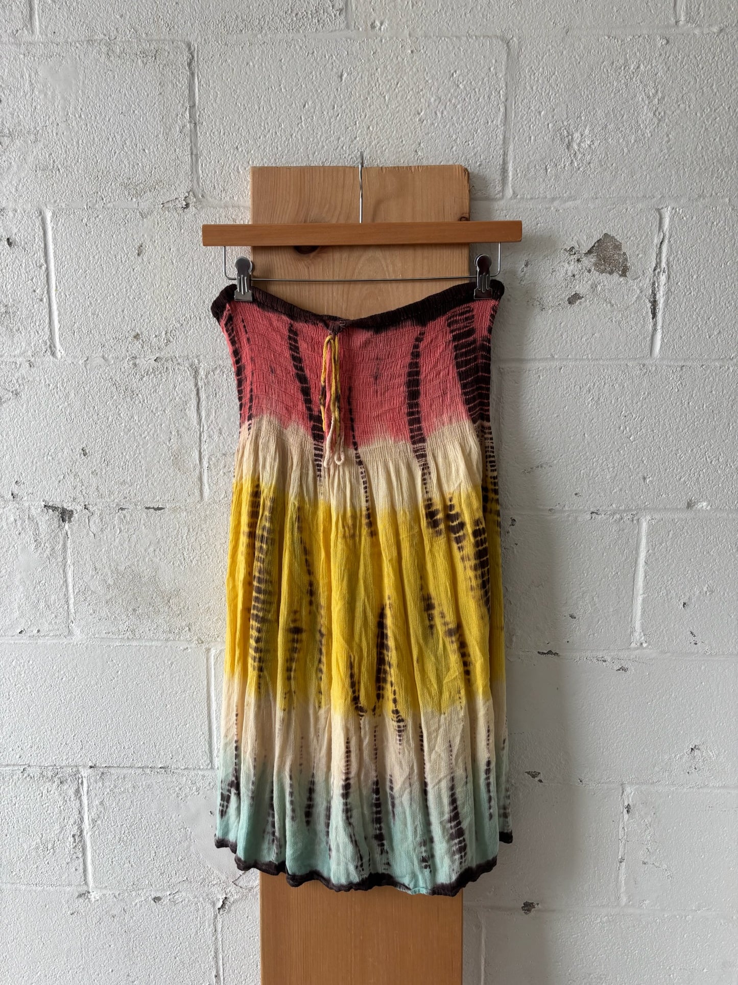 Tie Dyed Dress : Free Size